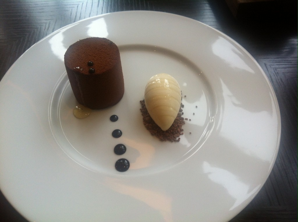 Bohemian cake, chocolate, citrus&London summertime honey ice cream