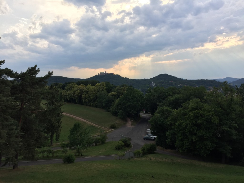 Wartburg from Berghotel Eisenach