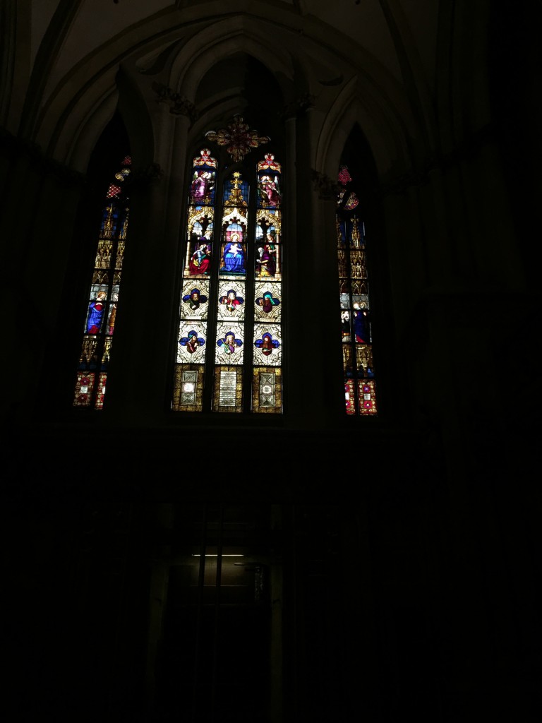 Most of the valuable stained glass windows were installed between 1220-1230 and 1320-1370
